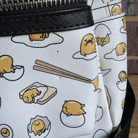Loungefly Sanrio Gudetama Mini Backpack the Lazy Egg READ - Picture 2 of 13